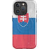 Slovakia Flag Distressed iPhone 16 Pro Magsafe Impact Case